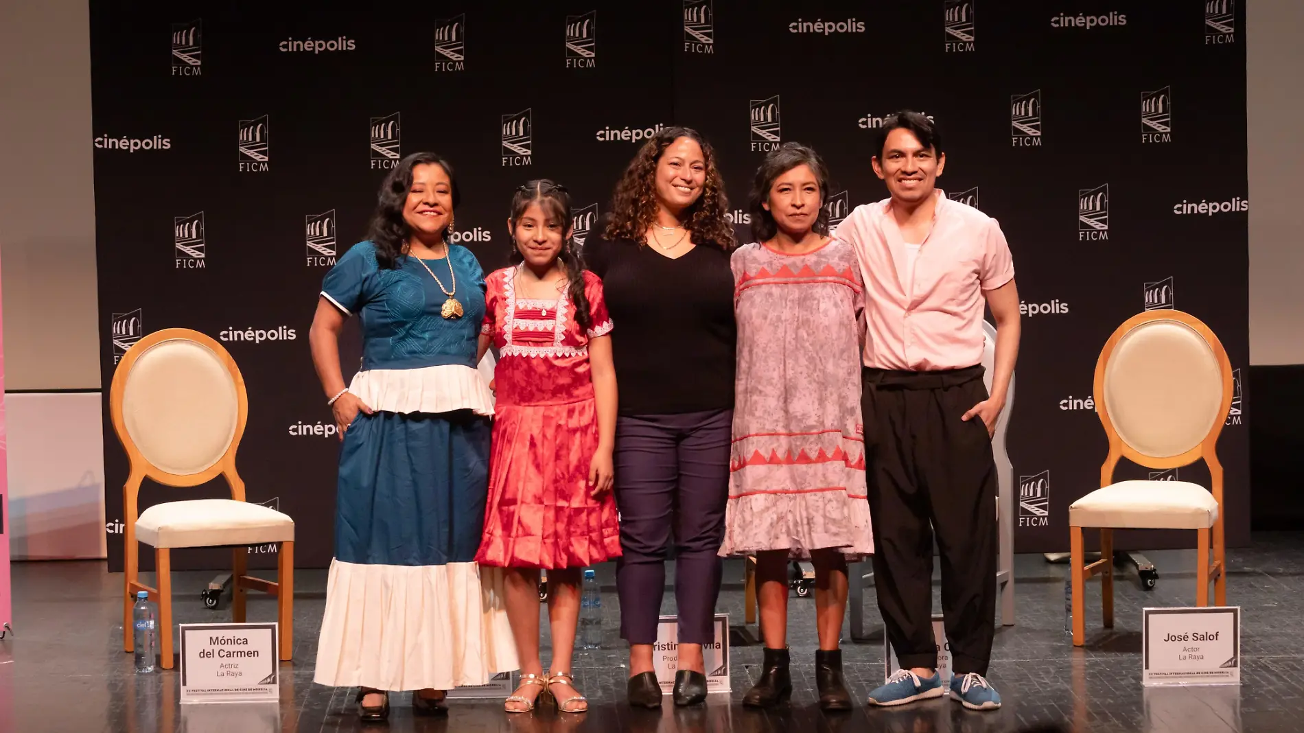 Directora y elenco de La Raya en el FICM